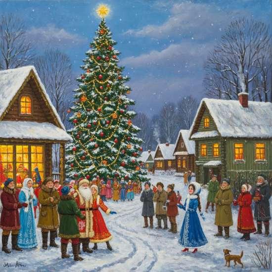 Новый год для взрослых в сельском клубе «По-деревенски с размахом!»