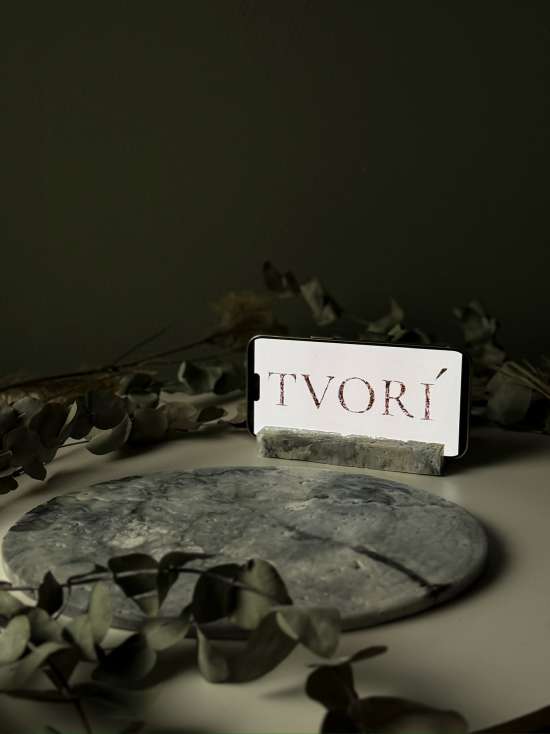 Текстурный поднос + подставка под телефон