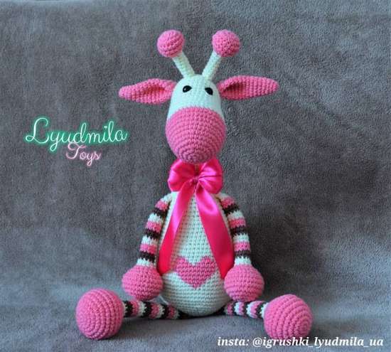 Мастер-класс "Жирафик с сердечком"