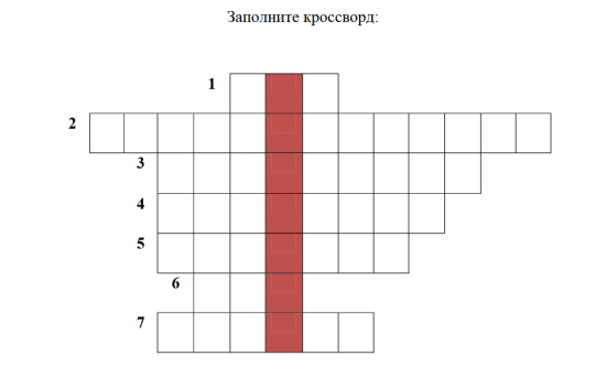 Кроссворд по труду "Системы автоматизированного проектирования (САПР)"