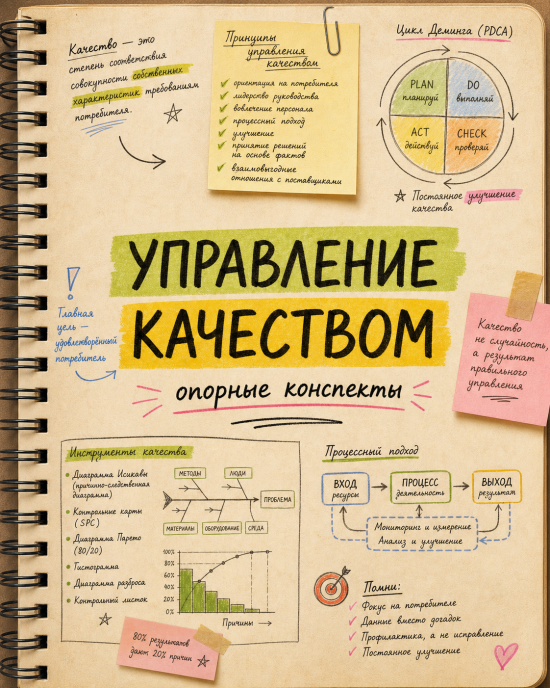 Управление качеством. Справочные материалы. Шпаргалка.