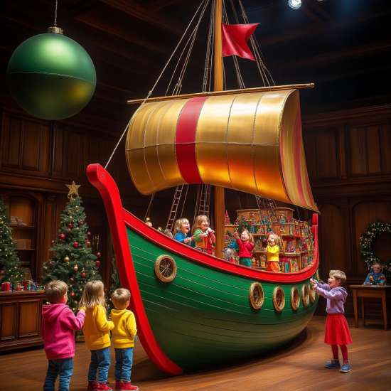 Сценарий новогоднего утренника:Тайна затонувшего корабля «Надежда», или Новый год на дне океана