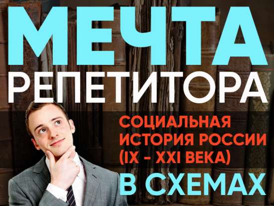 Мечта репетитора - Социальная история России в схемах