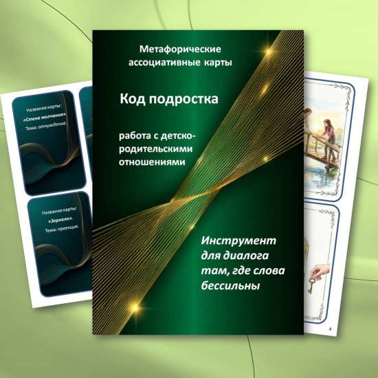 Колода МАК "Код подростка" (работа с детско-родительскими отношениями)