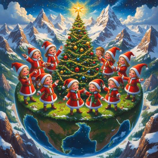 Сценарий новогоднего утренника:Волшебные семена: Новогоднее обещание Земле