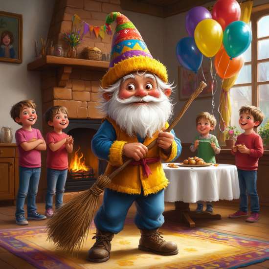 Сценарий праздника «День рождения Домового» для детей средней группы (4-5 лет)