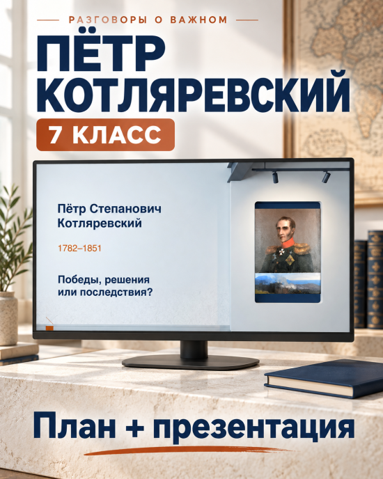 Комплект к уроку «Пётр Степанович Котляревский: победы, решения или последствия?» | Разговоры о важн