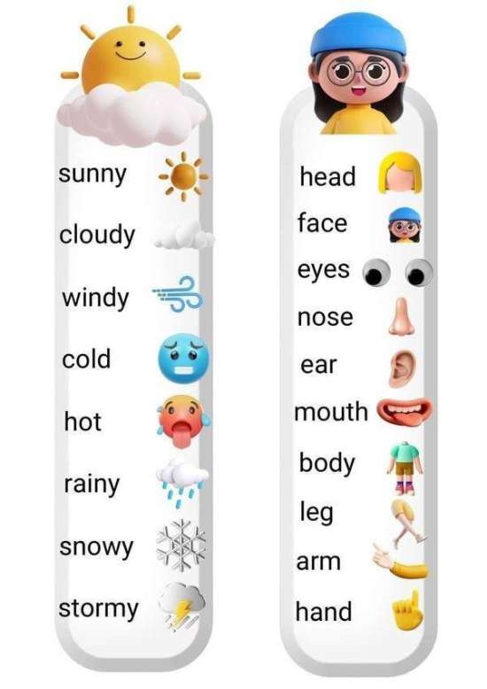 Закладки по лексике для начальной школы Бесплатно