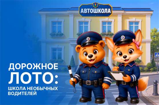 🚦 Экранная игра для 1-4 классов «Дорожное лото: школа необычных водителей»