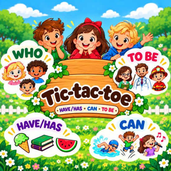 Дидактическая игра "Tic-tac-toe"