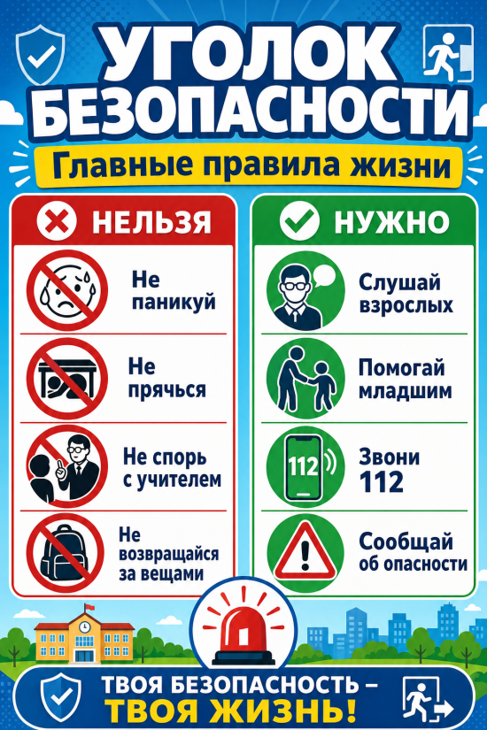 Уголок безопасности
