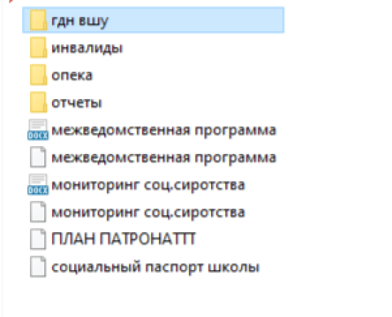Папка социального педагога