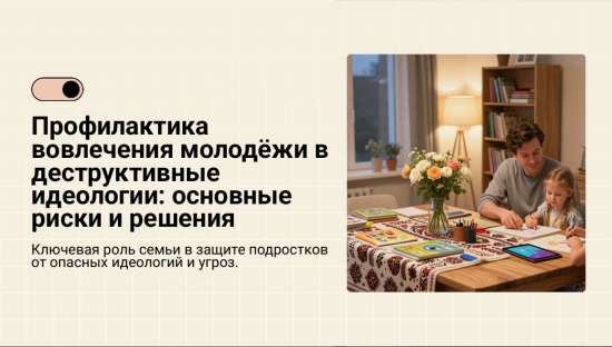 Профилактика деструктивных идеологий среди молодежи