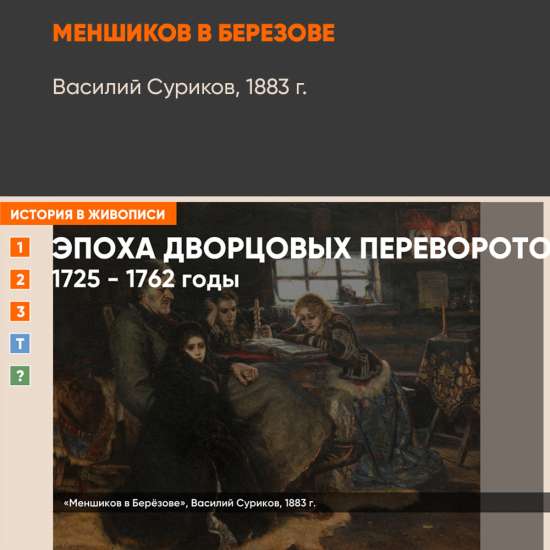 Картина - Меншиков в Берёзове