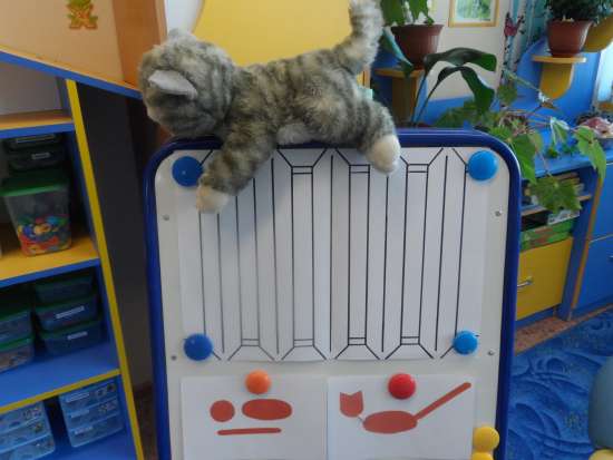 Конспект ОД в средней группе "Кошка спит на батарее" (Художественно-эстетическое развитие)