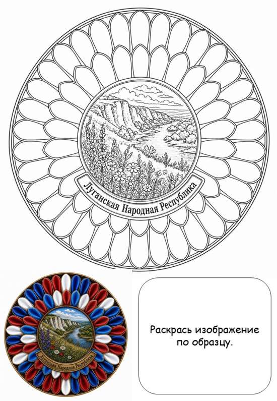 Раскраска "Регионы РФ"