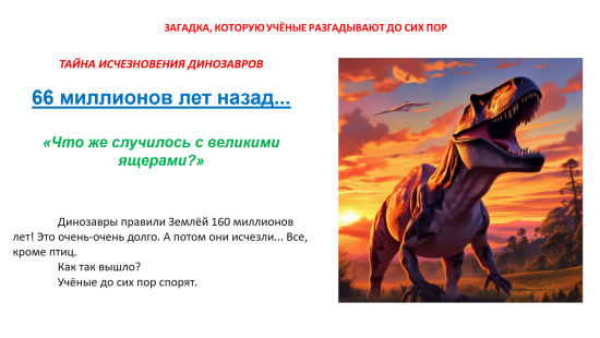 Затерянный мир. Динозавры.