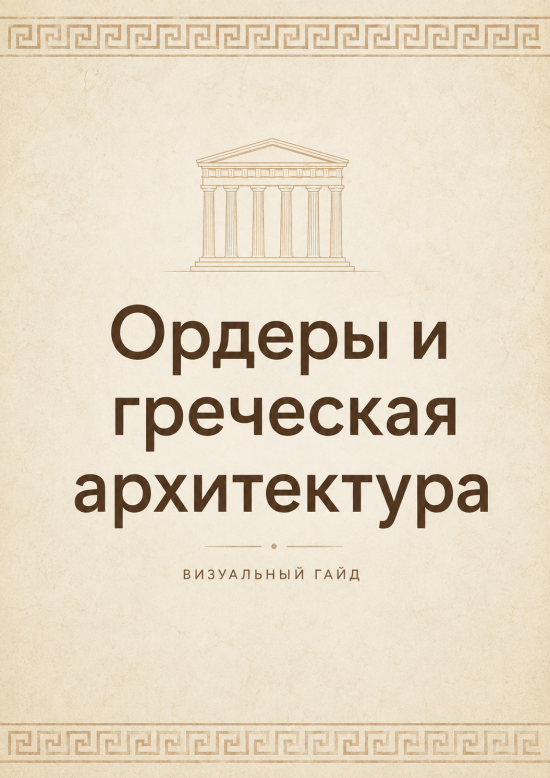 Культура Древней Греции, 5 класс. Ордеры греческой и римской архитектуры. Гайд с мини-викториной