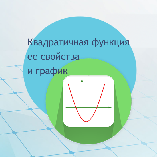 Сборник  тематических тестов для 7-9 классов по теме «Квадратичная функция, ее свойства и график»