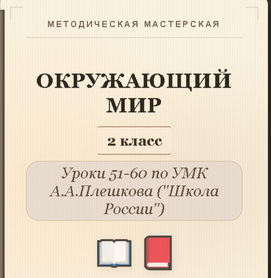 Окружающий мир. 2 класс. Конспекты уроков 51-60