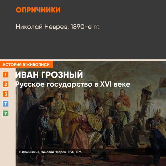 Картина - Опричники