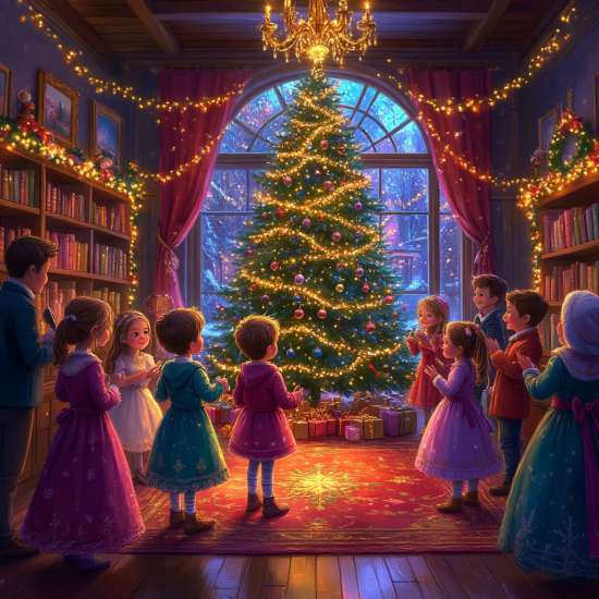 Сценарий новогоднего утренника:Миражик: Фабрика новогодних желаний