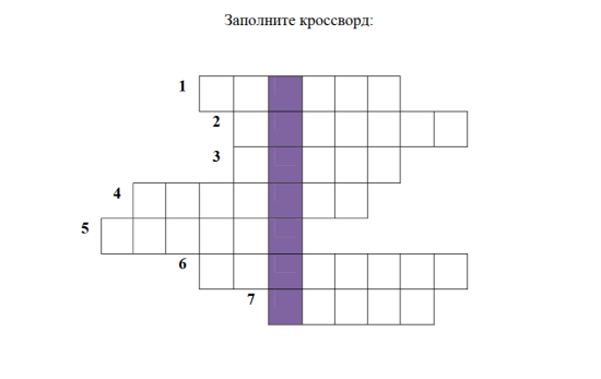 Кроссворд по труду "Графические изображения"