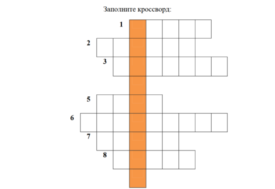 Кроссворды по труду 1-8 темы 3 класс