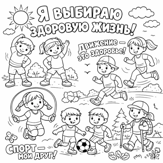 🎨 Раскраски ко Дню защиты детей