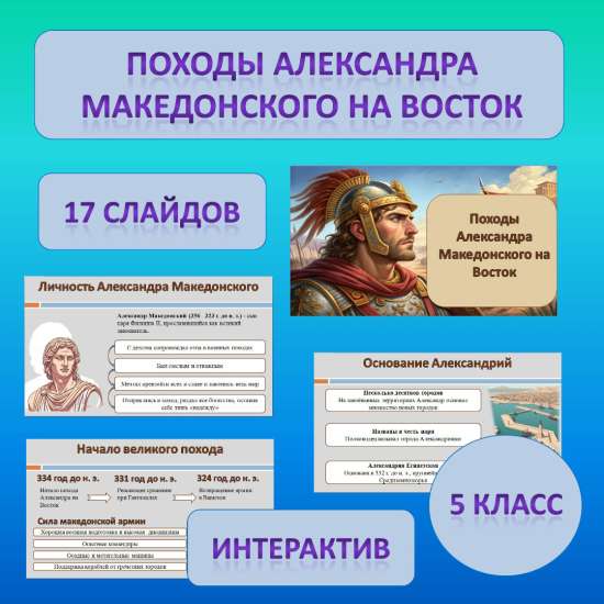 Презентация по теме: «Походы Александра Македонского на Восток»