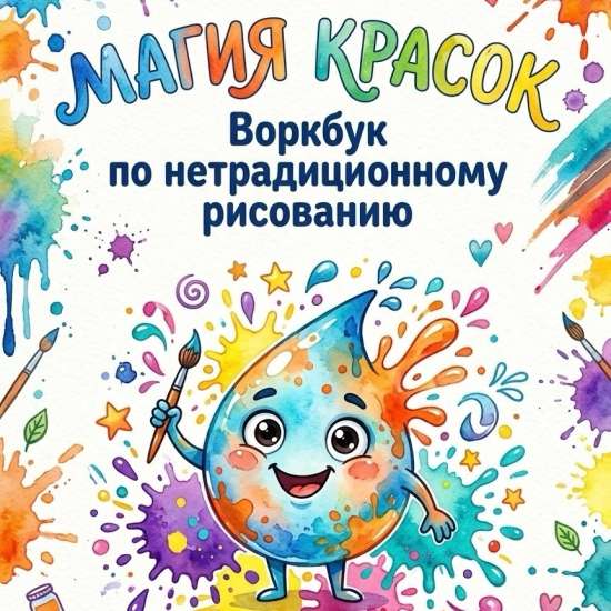 «Магия красок: интерактивный воркбук по нетрадиционному рисованию для детей 5–7 лет»