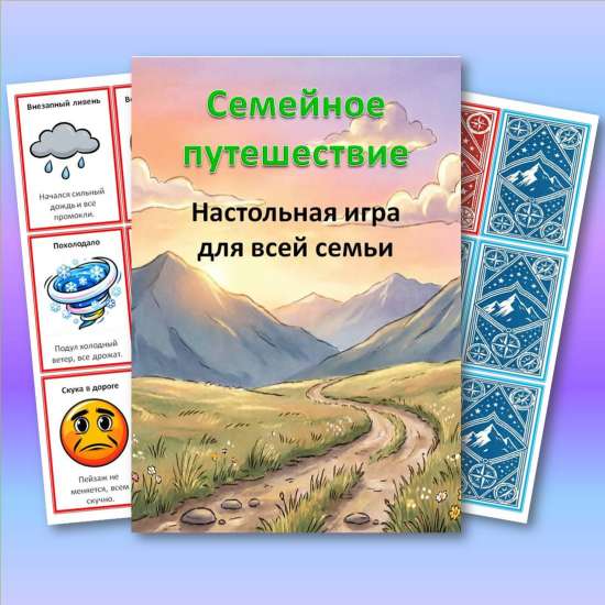 Настольная игра для всей семьи «Семейное путешествие»