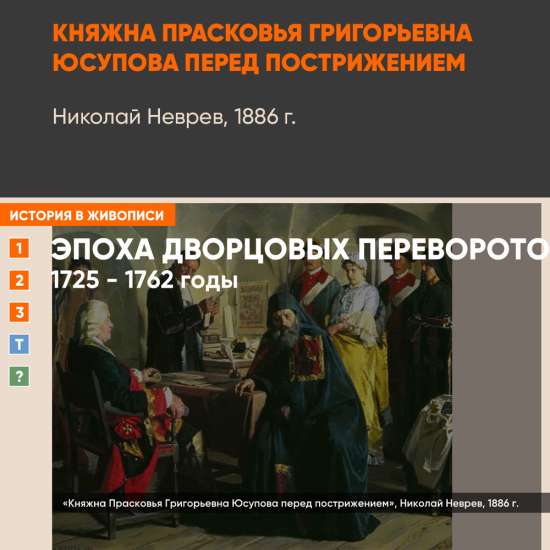 Картина - Княжна Юсупова перед пострижением