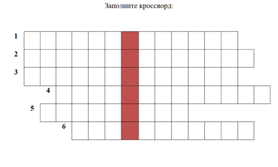 Кроссворд по труду "3D-моделирование и макетирование. Типы макетов"