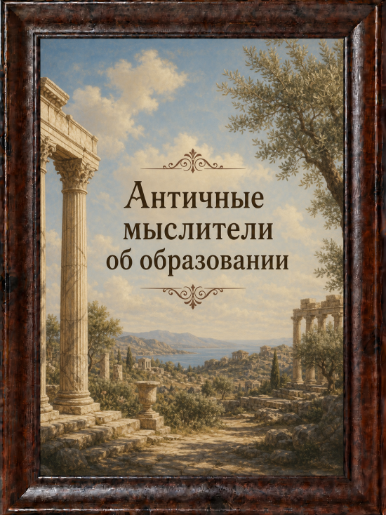 «Античные мыслители об образовании». Для папки-передвижки или стенда.