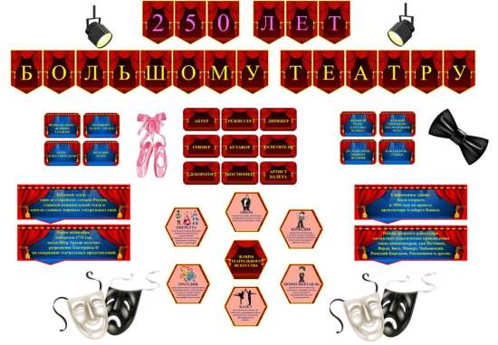 Оформление "250 лет Большому театру и 150 лет Союзу театральных деятелей России". Разговоры о важном