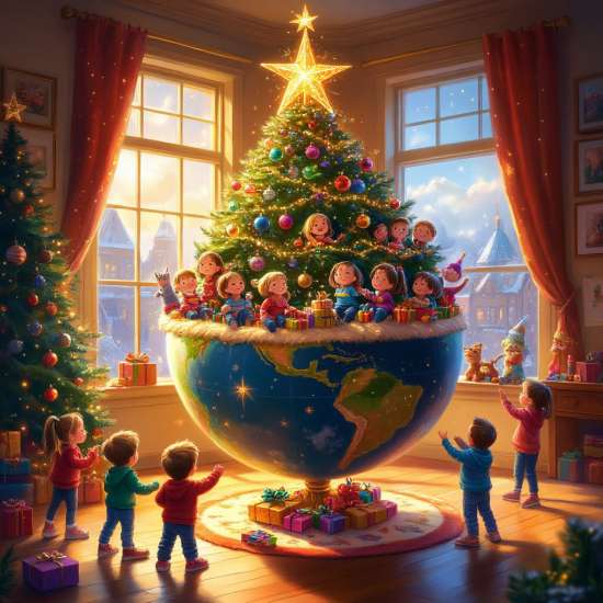 Сценарий новогоднего утренника: «Симбиоз-2026: Новогодний договор с Планетой»