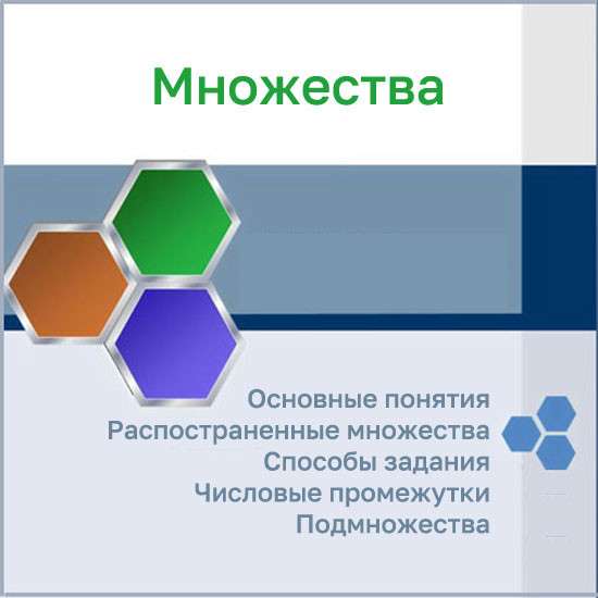 Презентация "Множества"