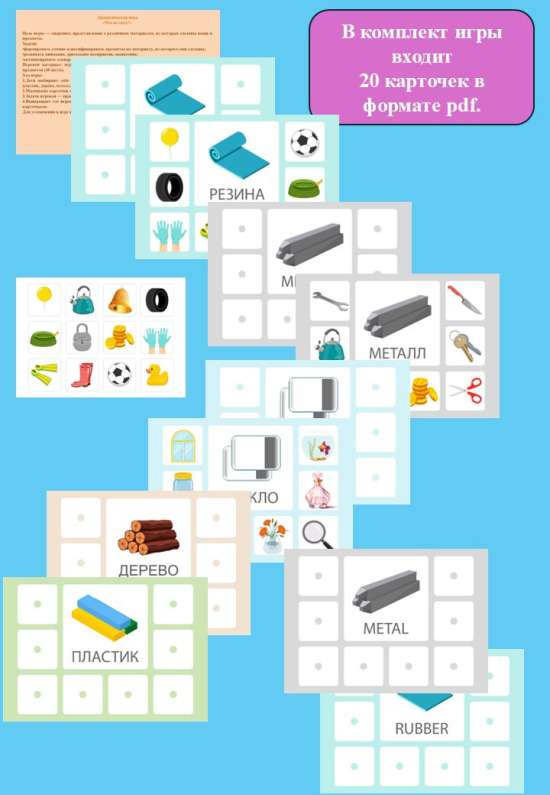 Дидактическая игра "Что из чего сделано?"