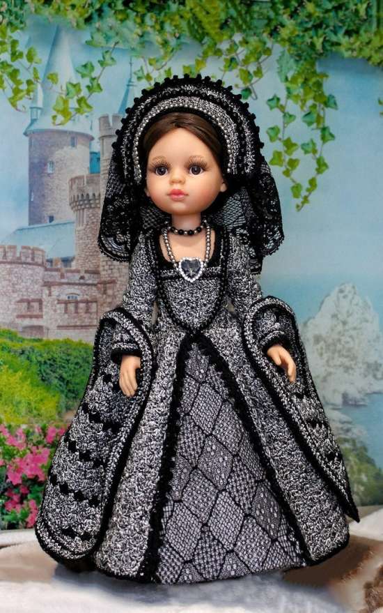 МК по вязанию для кукол Паола Рейна - комплект "Анна Болейн"