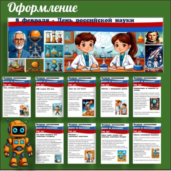 Оформление. Ко Дню науки
