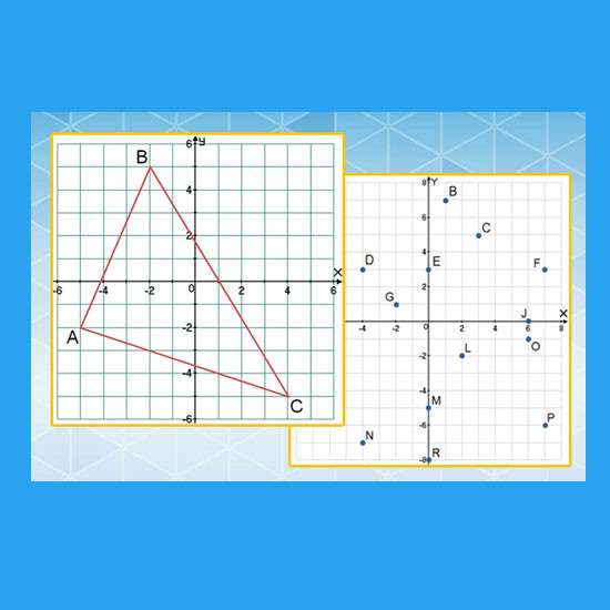 Сборник интерактивных математических тренажеров для 5-6 классов "Координаты"