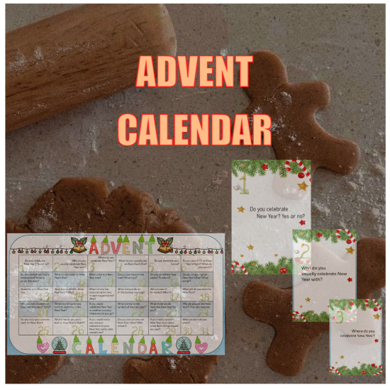 Адвент-календарь по английскому языку