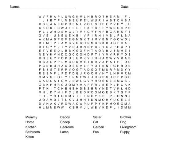 Филворд для запоминания слов из Starlight 2, Module 1.
