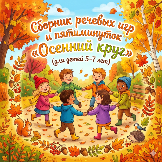 Сборник речевых игр и пятиминуток «Осенний круг» (для детей 5–7 лет)