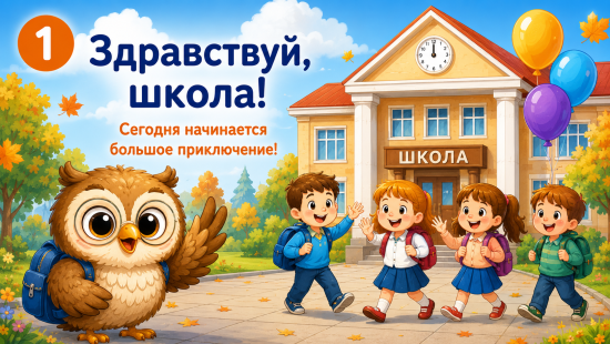 Презентация для первоклассников ко Дню знаний (1 сентября)