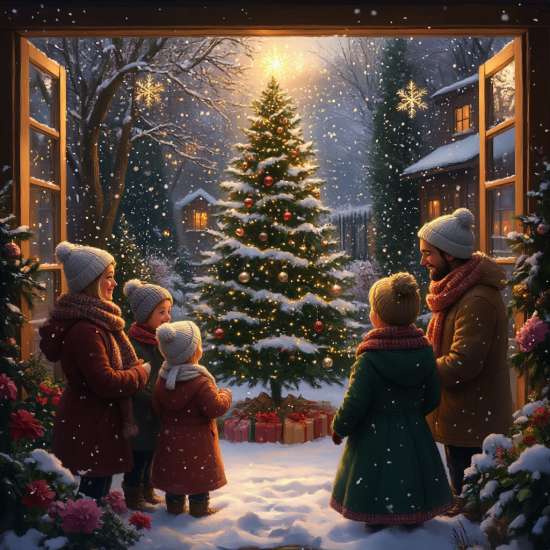 Семейный новогодний сценарий «Сад воспоминаний»