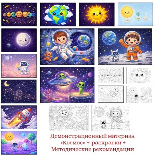 Демонстрационный материал "Космос"