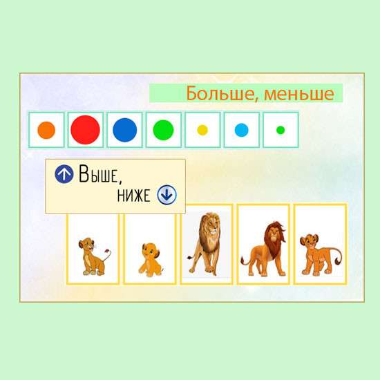 Больше, меньше, выше, ниже