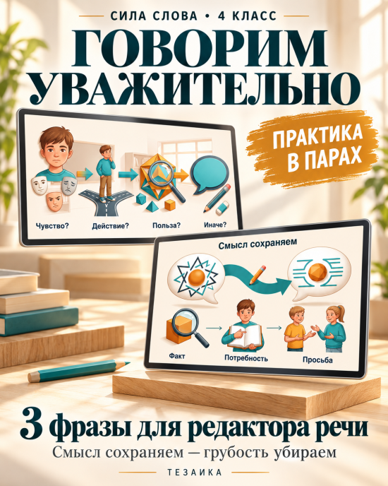 Комплект к уроку «Сила слова. Ко Дню учителя» | Разговоры о важном, 4 класс